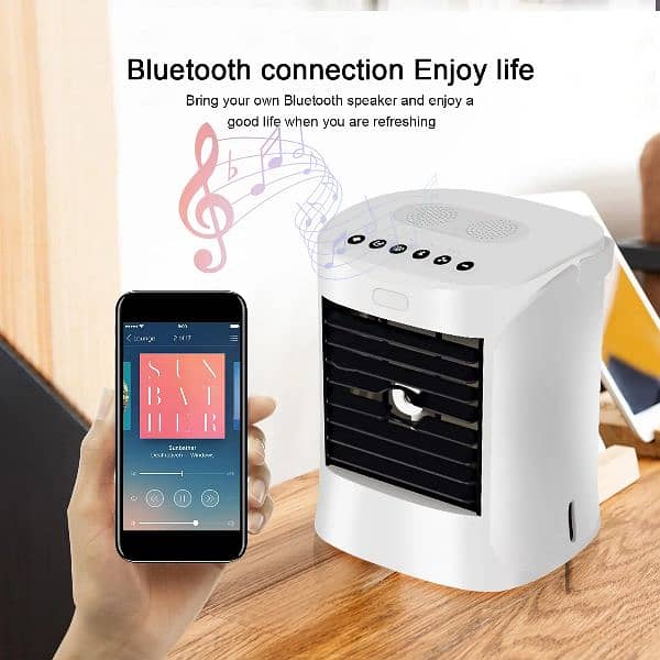 12V PORTABLE RECHARGEABLE AIR COOLER HUMIDIFIER 4