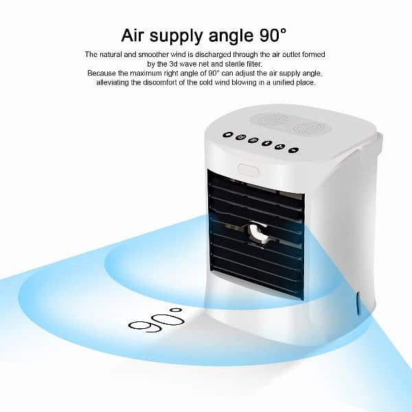 12V PORTABLE RECHARGEABLE AIR COOLER HUMIDIFIER 7