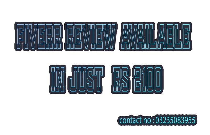 Fiverr review available in just Rs 2100 0