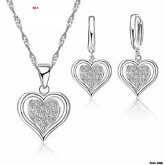 Jewellery/Silver/925 Silver/Sterling Silver /Zircon/Heart/Women/Import
