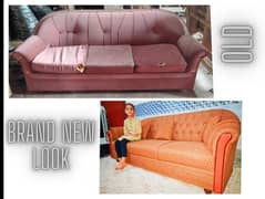 BED +sofa poshish Maker Available
