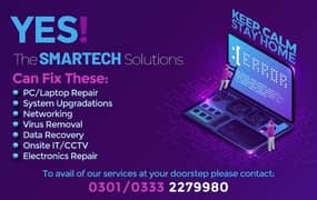 home services computers laptop's printers CCTV repair