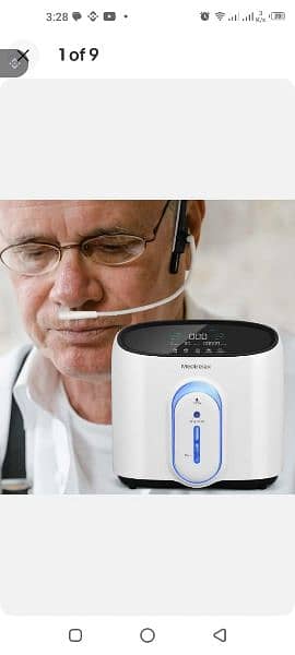 Portable Oxygen Concentrator  1L-6L/min 30% to 90%  Remote Air Filter 2