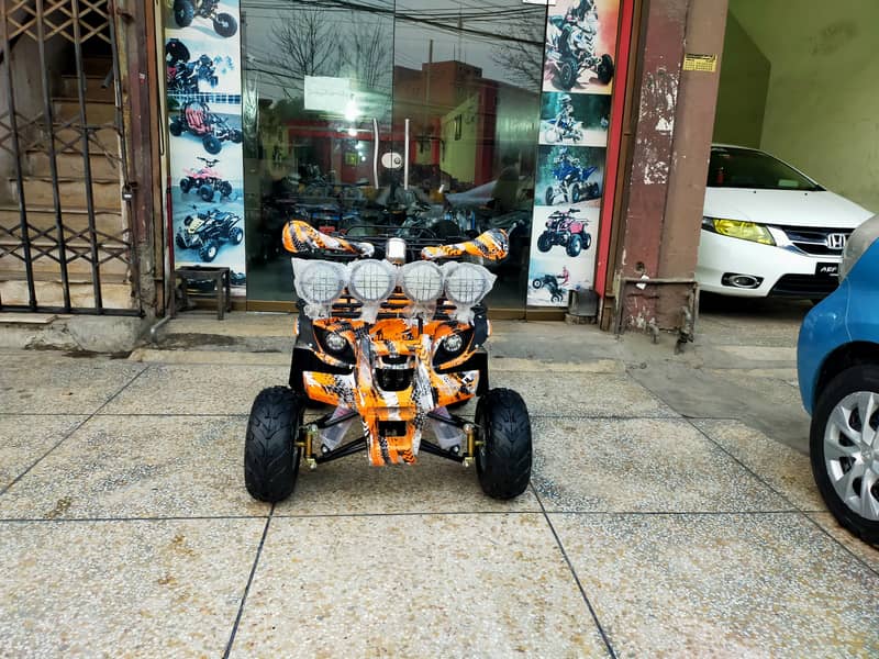 125cc Best for Hunting Atv Quad 4 Wheels Bike Deliver In All Pakistan. 7
