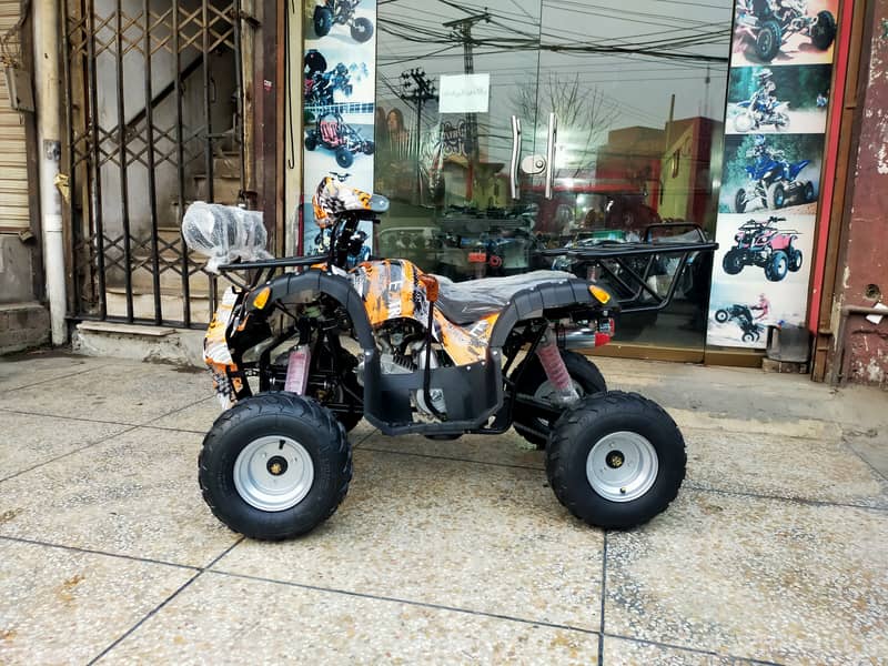 125cc Best for Hunting Atv Quad 4 Wheels Bike Deliver In All Pakistan. 8