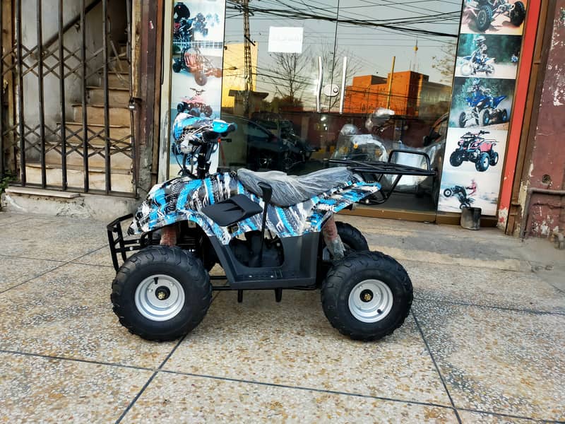 Reverse Gear 70cc Kids Petrol Atv Quad Bike Deliver In Al Pakistan 3