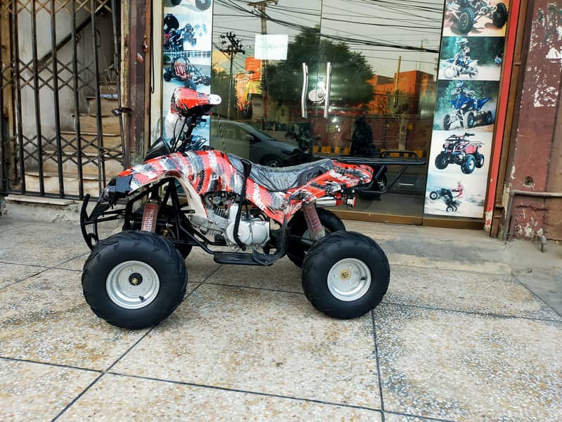 Latest 125cc Sports Raptor Atv Quad 4 Wheels Bike Deliver In All Pak 3