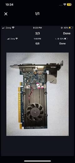2gb gt705 64bit graphic card for sale
