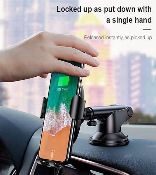 Baseus The Car Mount WXYL-01 Wireless Charger 0