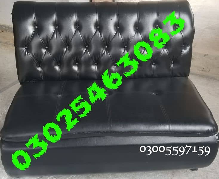 sofa set leather 5 seater home office furniture table chair desk cafe 3