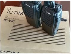 icom ic-W8 New Walkie talkie UHF 2-Way radio i-com wireless Woki toki 0