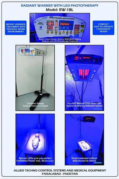 LED PHOTOTHERAPY LIGHT and Infant Warmers baby incubator 4