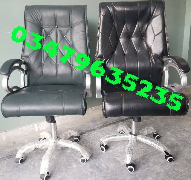 Office chair work study chair leather furniture desk home sofa table 6