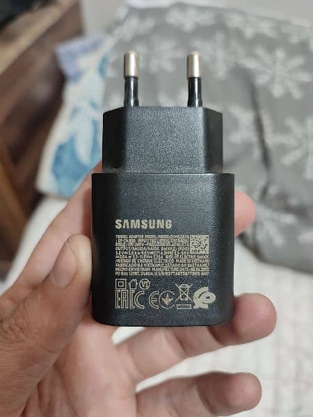 Samsung superfast 100% Original Charger 25watt Type-C adapter adaptor 1