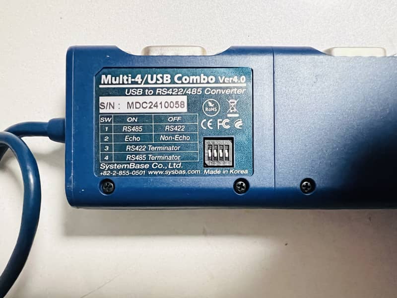 4 port USB to RS422/485 serial communication Multi-4/USB Combo 1