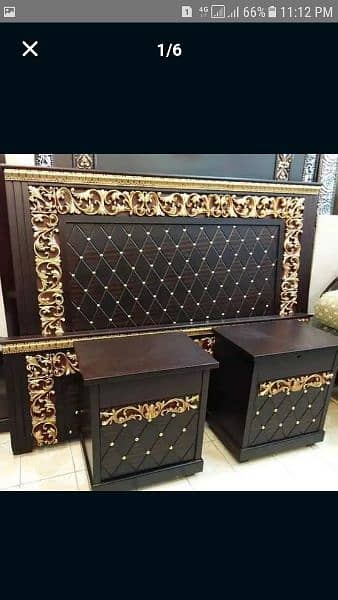 Double bed / bed set / Side Tables / Dressing Tables / bed / Furniture 12