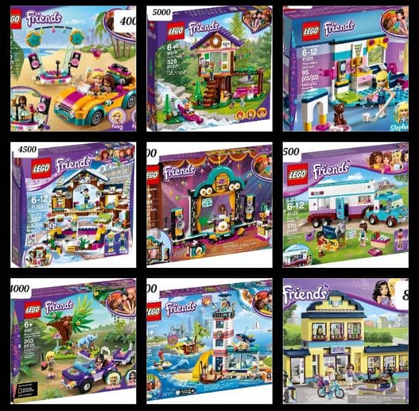 Ahmad's Lego Friends collection 2 different prices 0