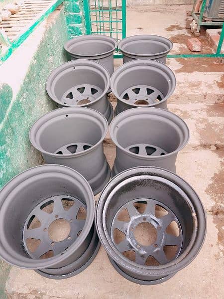 steel deep rims For car And jeep available CoD All of Pakisn 2