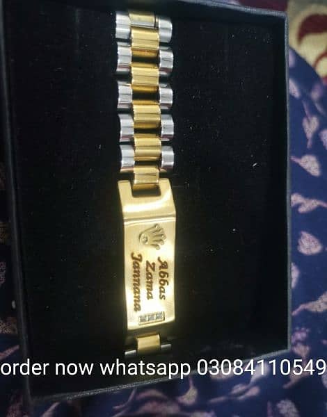 customized name rolax bracelets cufflinks necklace 19