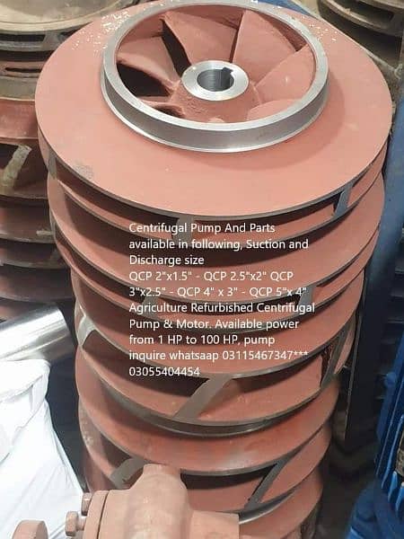 Centrifugal Pump size
2"x1.5" - 2.5"x2"  3"x2.5" - 4" x 3" - 5"x 4" 2
