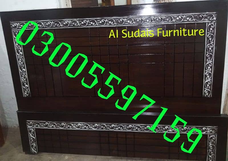 single bed doble solid wood for home hostel cum bed furniture set sofa 7