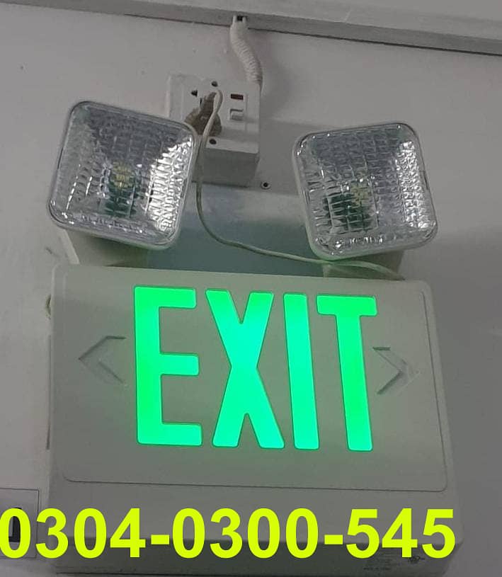 Electronics & Home Appliances Beam Light with exit sign battery backup 3