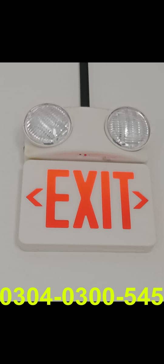 Electronics & Home Appliances Beam Light with exit sign battery backup 5