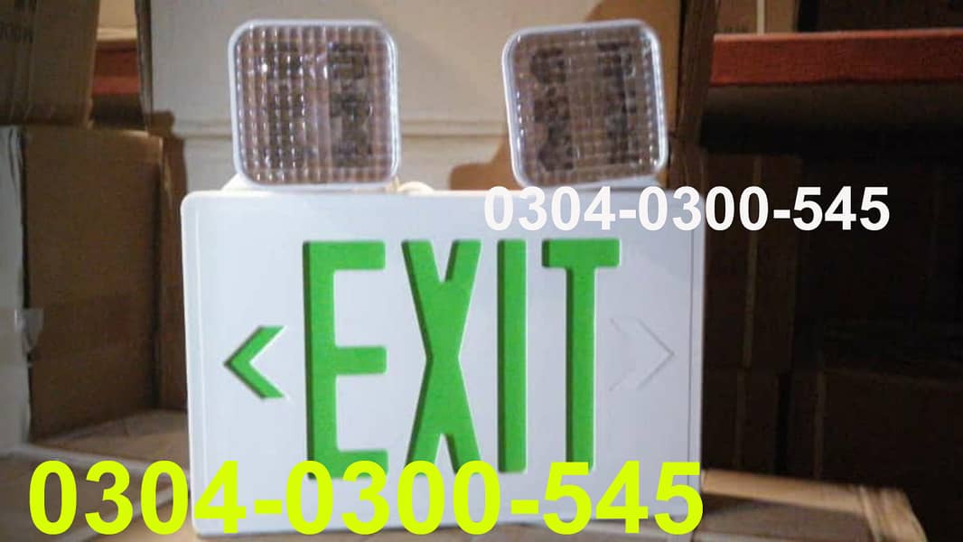 Electronics & Home Appliances Beam Light with exit sign battery backup 8