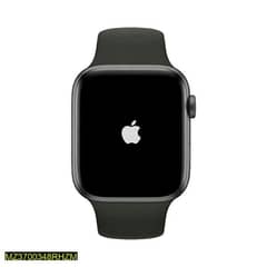 apple logo SmartWatch with silicone strap 44mm water resistant