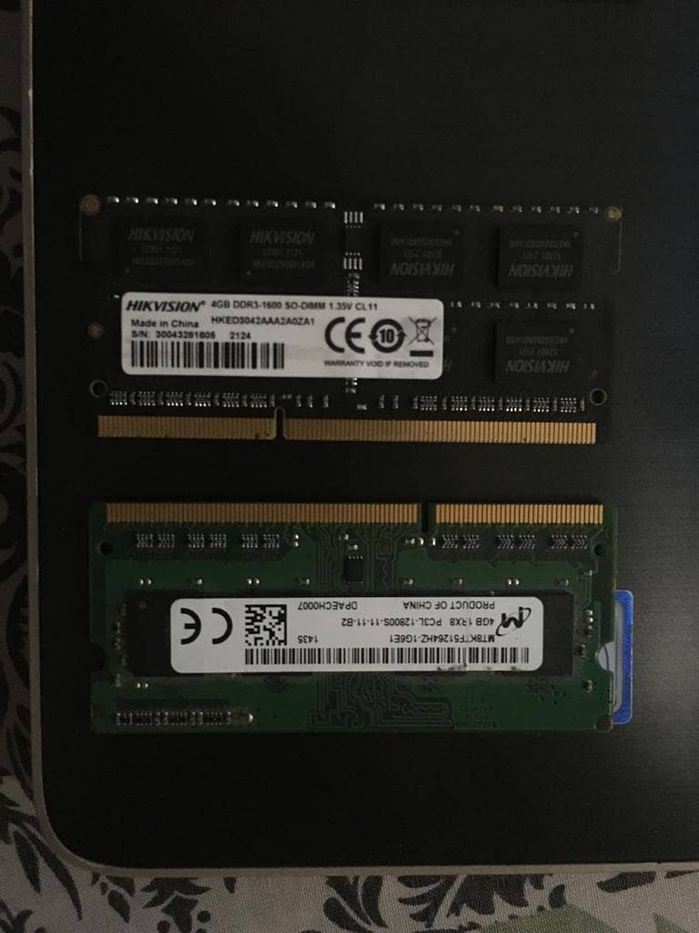 Laptop Ram DDR 3 4GB 2 Rams Urgent Sale 0