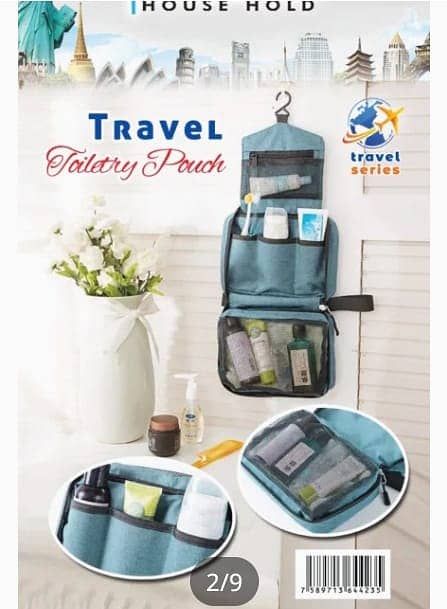 Cosmetic Professional Makeup Pouch - Hanging Travel Toiletry Bag 2