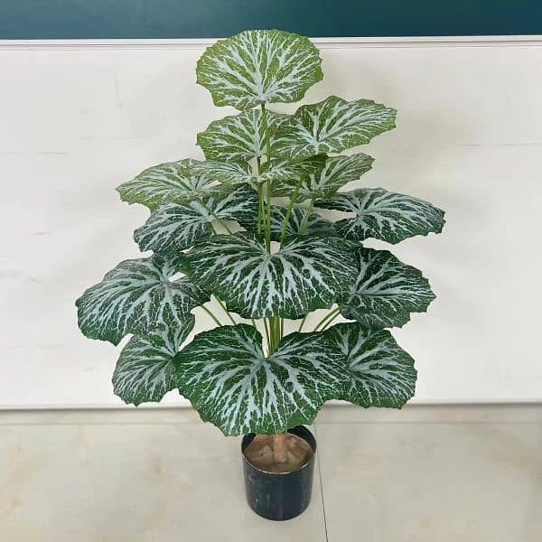 Artificial big leaf mini plant 9