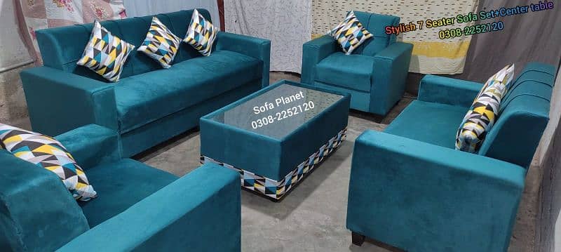 Sofa set 5 seater with 5 cushions free big sale till 10th may 2024 5