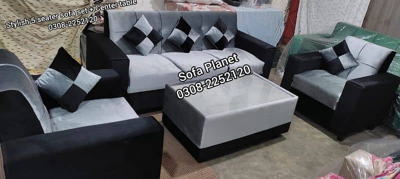 Sofa set 5 seater with 5 cushions free big sale till 31st may 2024 11