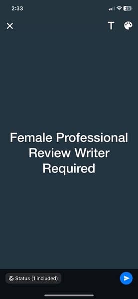 Female Professional Review Writer Required 0