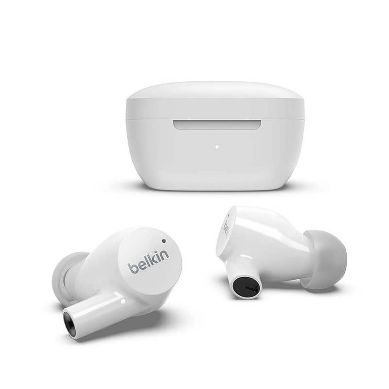 Belkin - SOUNDFORM Rise True Wireless Earbuds - White 3