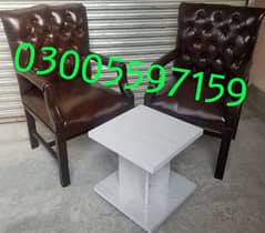 wooden office guest visitor chair waiting seat furniture desk sofa set 0