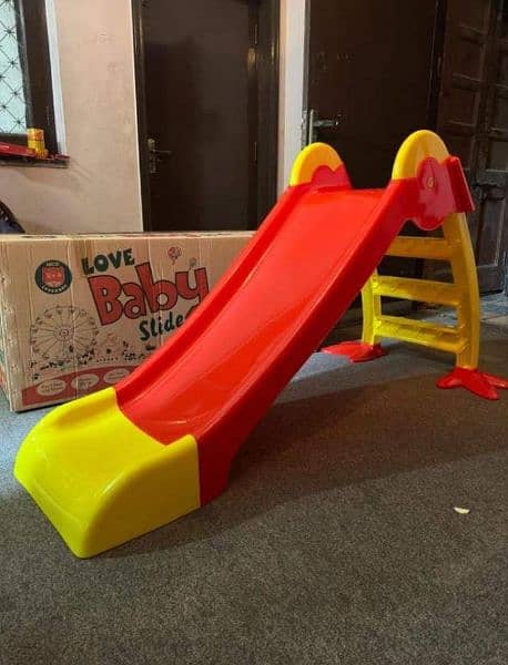 Kids Baby Slide 502 Large Size 3 Step Baby Slide With Basket Space 1