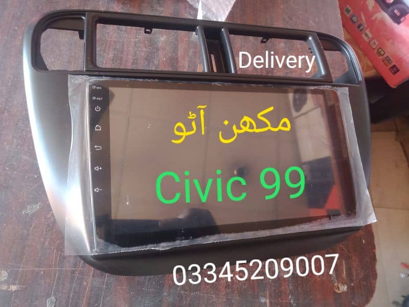 Honda civic 96 99 Android panel (FREE DELIVERY All PAKISTAN) 3