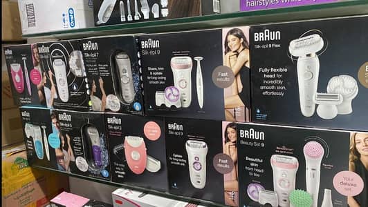 Braun Silk Epil Women's Epilators All Series and IPL are available