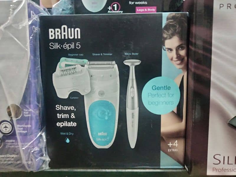 Braun silk-epil all models of epilators and ipl available 3