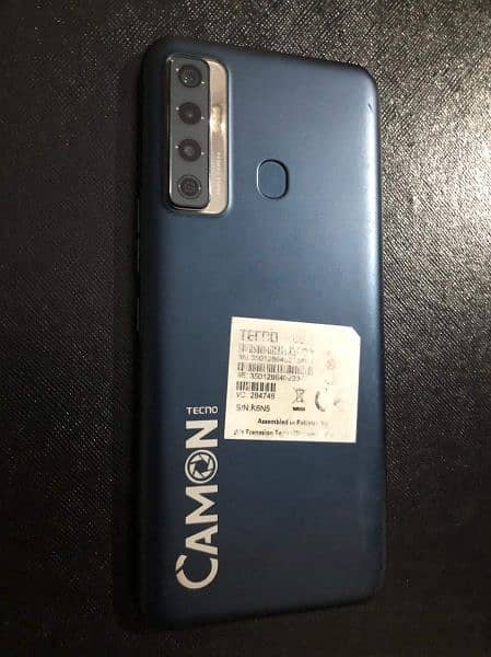 TECNO CAMON 17 FOR SALE WITH ORIGINAL BOX CHARGER AND HAND FREE 6
