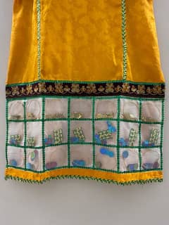 Mehndi/mayo/shirt/suit/kurti/choli/yellow dress/sharara/garara/lehenga