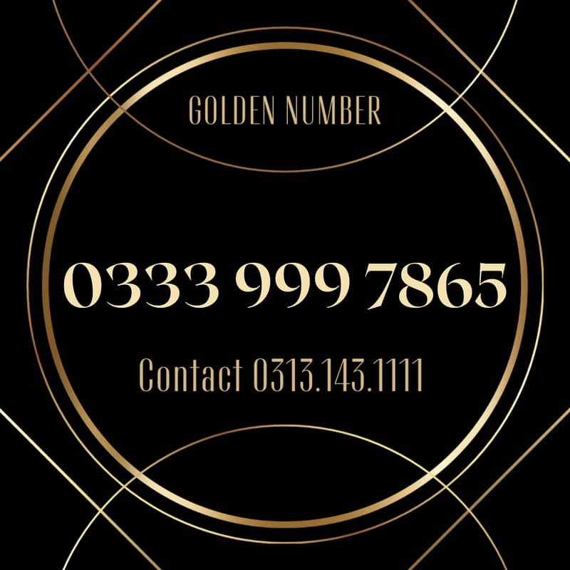 GOLDEN NUMBERS 0