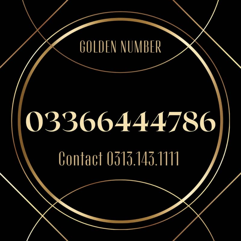 GOLDEN NUMBERS 3