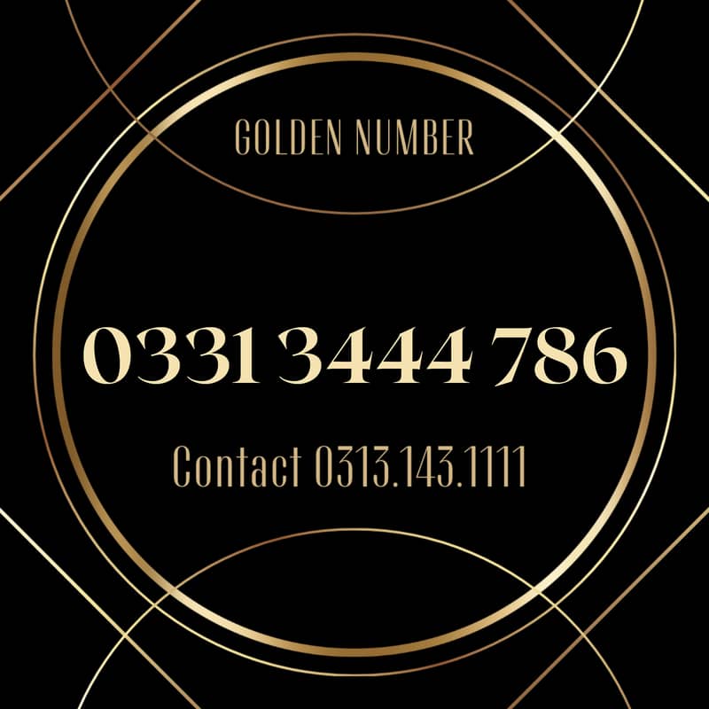 GOLDEN NUMBERS 7