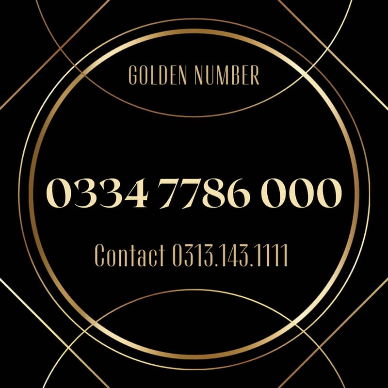 GOLDEN NUMBERS 8