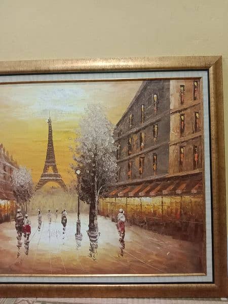 antique french painting  size (41/29) 2