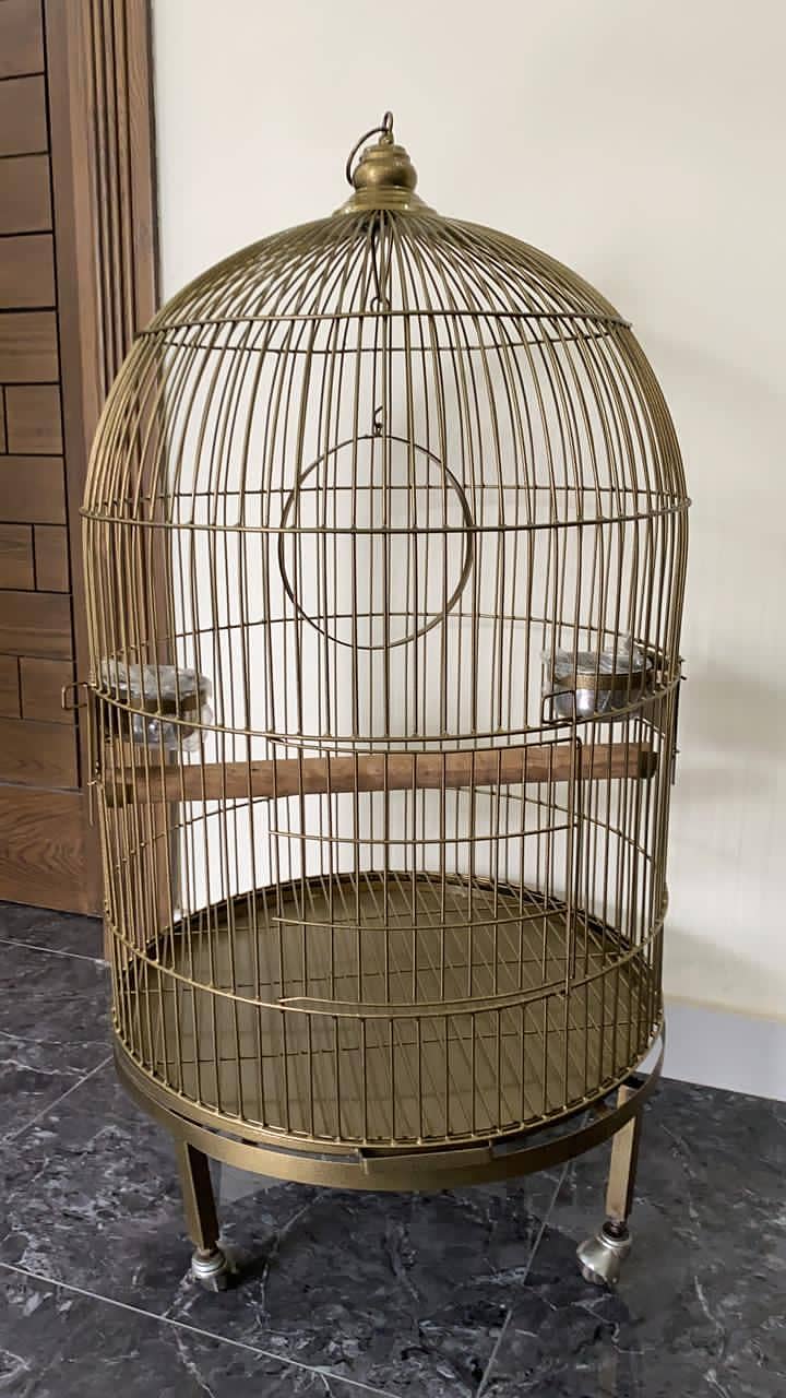 CAGE FACTORY New Golden Round all size Cages for all type of parrots 2