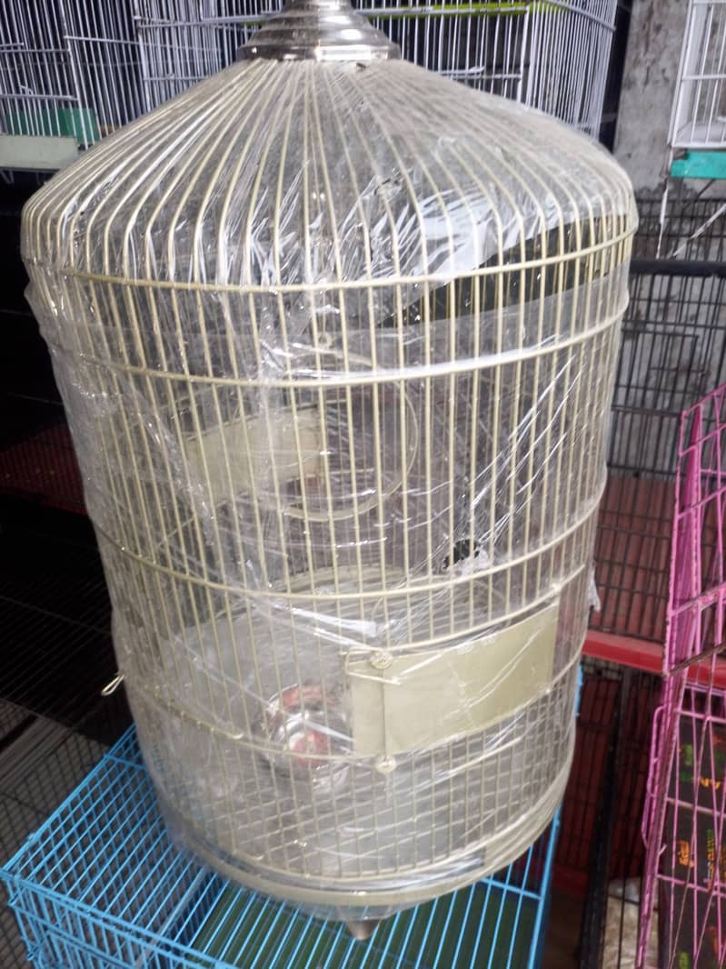 CAGE FACTORY New Golden Round all size Cages for all type of parrots 3